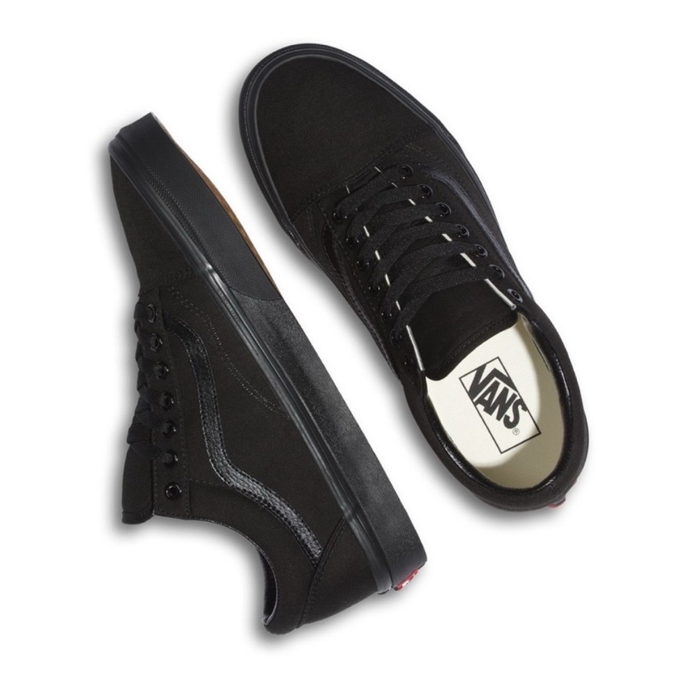 Vans Womens Old skool Triple Black VN000D3HBKA - Picture 4 of 5